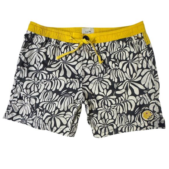 The Critical Slide Society Mens 36 Flow Trunk Swim Surf Beach Floral - Picture 1 of 13
